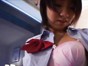 Sexy with Japanese schoolgirl in heats, Wakana