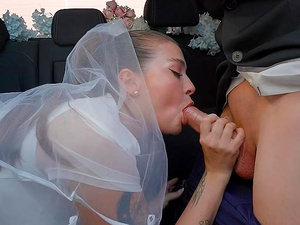 Chauffeur Fucks The Bride