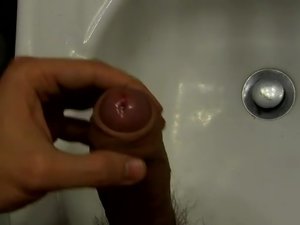 POV Cock Stroking In The Bathroom - Zack Randall